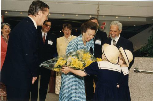 Princess Anne opens the ICDE