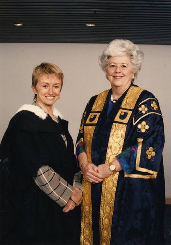 Betty Boothroyd and Doreen Massey