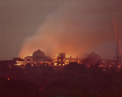 view image of Alexandra Palace fire