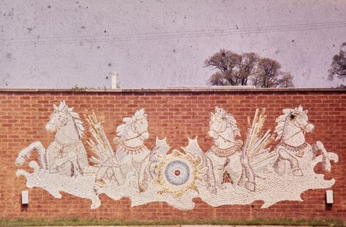 Wall Mosaic at Walton Manor c.1970