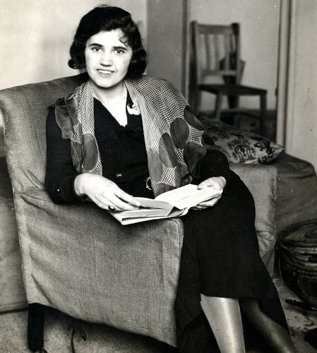 Publicity photograph of Jennie Lee in 1929, the year she first became an MP. 