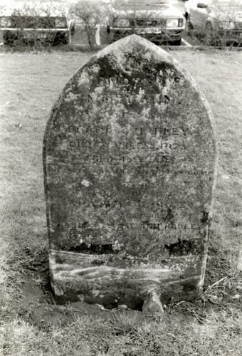 Grave of Mary Ann Hauley, 1986