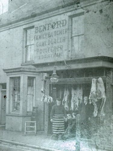 Benford Butchers Shop, Fenny Stratford, c.1900