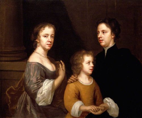 Self Portrait of Mary Beale with Her Husband & Son