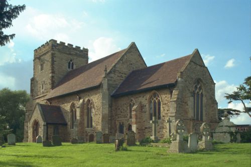 St Michael's Church and graves at Walton Hall photographed c.1999. On the far right you can see the large white granite tomb of Dr Charles Pinfold (1677-1754) and his wife Renea (1683-1753). Charles inherited the Walton estate from his father Thomas in 1701. 