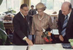 view image of The Queen visits The Open University