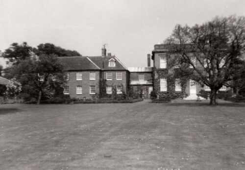 Walton Hall from the Mulberry Lawn, c.1966