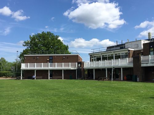 The Sports Pavilion Building on the Open University Campus in Milton Keynes. 