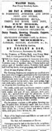 view image of Walton Hall auction advertisement, 1864