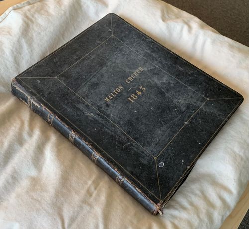 St Michael's Church Communion & Services Book, 1843