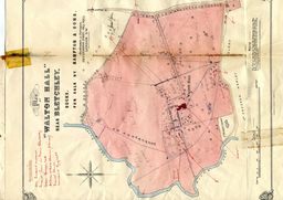 video preview image for Walton Hall sale document - map of the estate