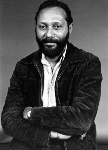 Portrait photograph of Stuart Hall (1932-2014), Professor of Sociology from 1979 to 1997.