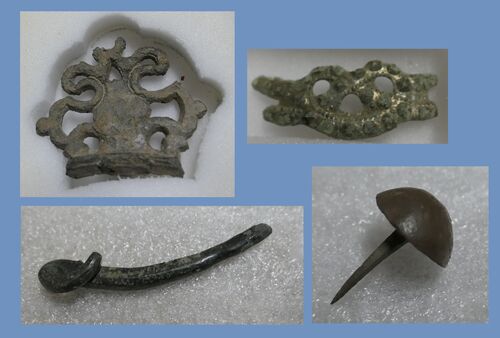 Metal artefacts found in Walton Hall