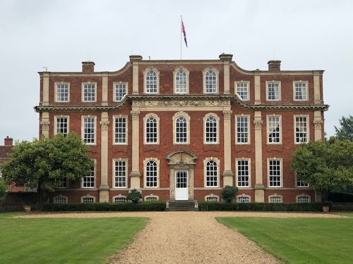 Chicheley Hall near Newport Pagnell, Buckinghamshire. The hall was rented by Captain Charles Pinfold (owner of Walton Hall) for twenty years during the early years of the nineteenth century. 