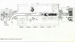 view image of Plan of St Michael's Church following its excavation in 1976