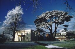 view image of Walton Hall in winter