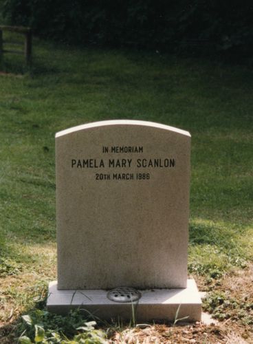Grave of Pamela Scanlon, 1986