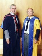 view image of OU staff and honorary graduate Quentin Blake