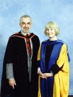 view image of OU staff and honorary graduate Dorothy Sheridan