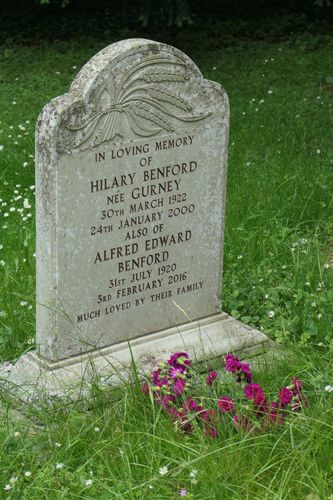 Grave of Alfred and Hilary Benford 