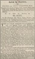 view image of Walton Hall auction advertisement, 1845