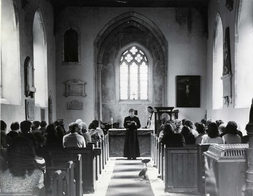 St Michael's Church service 1974