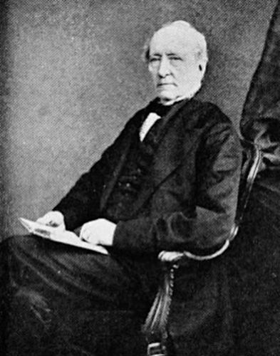 Photograph of the publisher Sampson Low (1797-1886) in later years. 