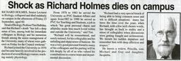 view image of Open House article - Richard Holmes' Obituary 