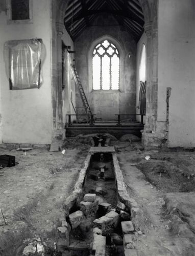 St Michael's Church restoration, 1976