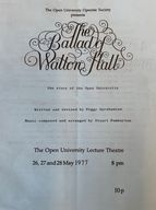 video preview image for The Ballad of Walton Hall programme