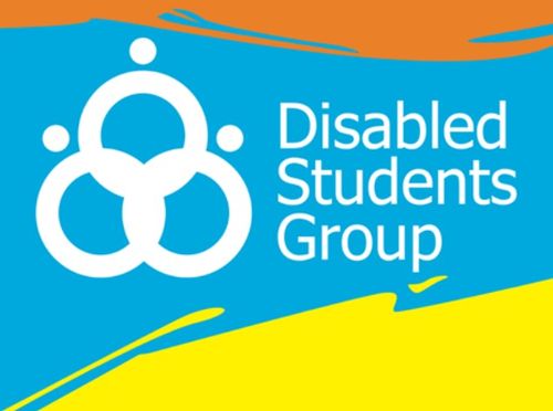 Disabled Students Group logo provided by the OU Students Association.