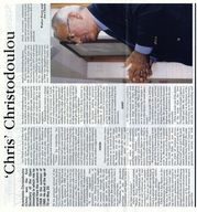 view image of Open House article - Anastasios Christodoulou's Obituary 