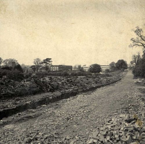 Walton Hall campus under construction