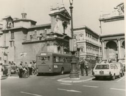 view image of OUSA Bus and other traffic in Rome