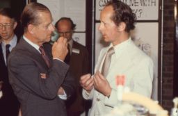 view image of Prince Philip visits the OU
