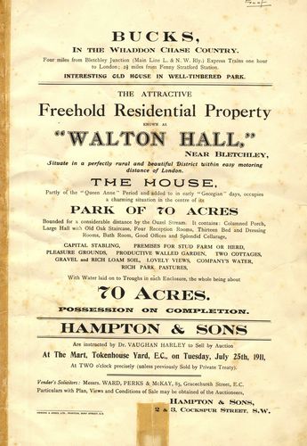 Walton Hall sale document - page 2