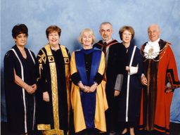 view image of OU staff and honorary graduate Dorothy Sheridan