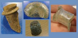 video preview image for Glass bottle fragments & thimble found at Walton Hall