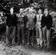 view image of Brigadier Earle with his four sons c.1940s