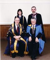 view image of OU staff and honorary graduate Peter White