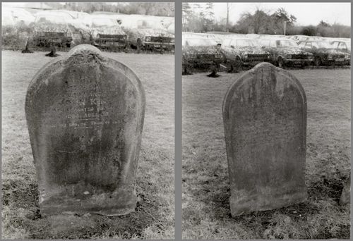 Graves of John and George Henry King, 1986