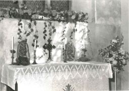 view image of Harvest Festival in St Michael's Church c.1970