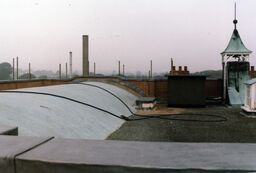 view image of Walton Hall roof, 1985