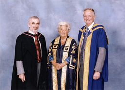 view image of OU staff and honorary graduate Peter Woods