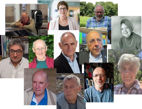 The 12 interviewees of the PhD Pioneers oral history project (https://www.open.ac.uk/library/digital-archive/collections/collect:phdc/page1).