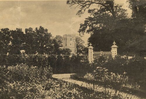 St Michael's Church and Walton Hall garden