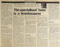 video preview image for The specialised 'hons' is a brontosaurus