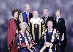 view image of OU staff and honorary graduate Jon Snow